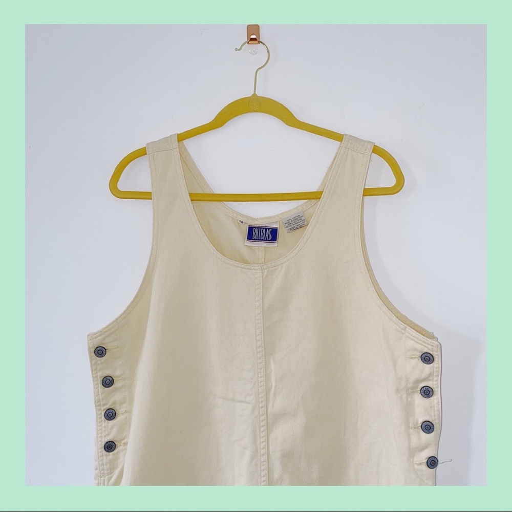 VINTAGE BILLBLASS YELLOW JUMPER DRESS
